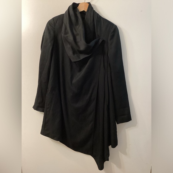 All Saints Aiko Black Monument Coat Size 00 - Picture 2 of 12